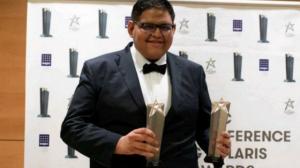 JULIO MORENO RECEIVES THE POLARIS AWARDS ON BEHALF OF THE COMPANY CUADRANGULAR