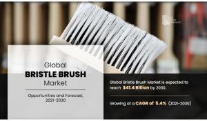 Bristle Brush Market to reach USD 41.4 Billion by 2030, emerging at a CAGR of 5.4% and forecast (2021-2030)