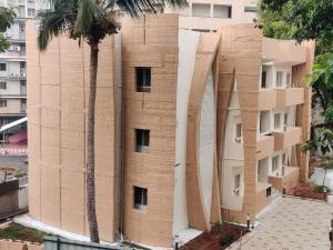 Image of 3 Storey building developed at Visakhapatnam, India incorporating MiCoB's façade structure