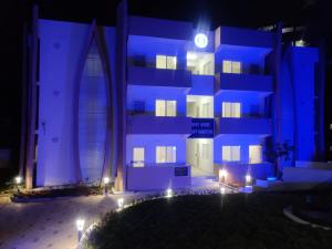 Image of 3 Storey building developed at Visakhapatnam, India incorporating MiCoB's façade structure - Aerial view