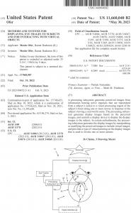 METHODS AND SYSTEMS FOR DISPLAYING EYE IMAGES TO SUBJECTS AND FOR INTERACTING WITH VIRTUAL OBJECTS. Virtual Pointing – Patent 11660040