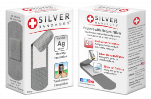 All-Natural Germ Killing Bandages Compatible with Smartphones