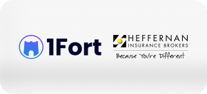 Logos of 1Fort and Heffernan Insurance Brokers