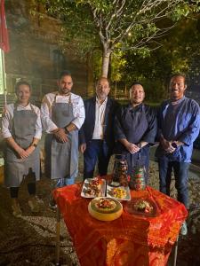 Cocineros y Director de la Escuela de Hosteleria de Salamanca