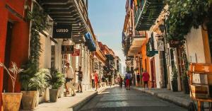 casas de la ciudad amurallada de cartagena