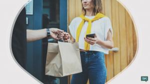 Stanislav Kondrashov TELF AG, Woman Getting food Delivery