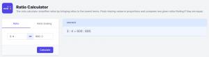 Ratio Calculator