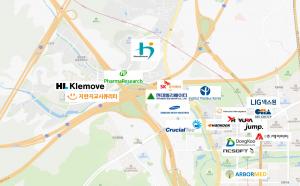 Companies in the 1st Pangyo Techno Valley and the 2nd Pangyo Techno Valley