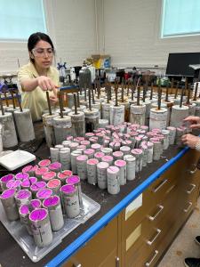 Sara describing our Accelerated Corrosion Test for our Enzymatic Corrosion Inhibitor