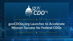 govCDOiq Launch Announcement Image