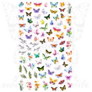 Sweetworldofnails Butterflies Nails Stickers