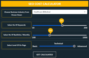 SEOServiceinIndia.co.in Launched an SEO Cost Calculator for 20 Top Business Industries