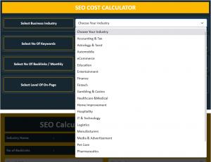 SEO Cost Calculator SEOServiceinIndia.co.in