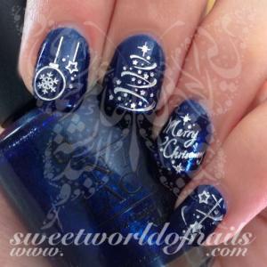 Sweetworldofnails Christmas Nail Art Water decal