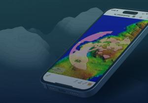 Screen image of Global Mapper Mobile v2.4