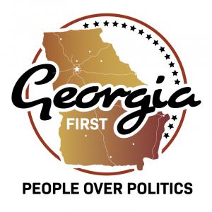 Georgia First logo, putting people over politics