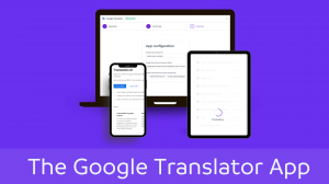 Google translate app