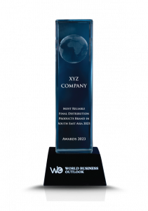 World Business Outlook Awards 2023 trophy