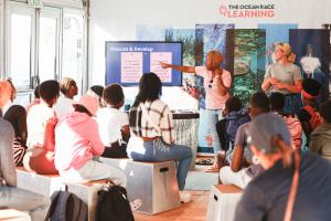 The Ocean Race 2022-23, Learning Programme at the Ocean Live Park in Cape Town