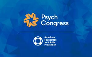 Psych Congress and AFSP logos