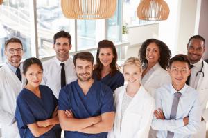 Group of Healthcare Providers Smiling