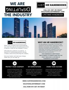Unprecedented LifeTime HR Handbook from JustHRhandbooks