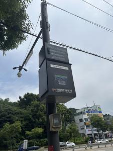 Self-driving demonstration sensor in Pangyo Techno Valley