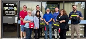 Next Day Access Colorado Springs Team with AEDs