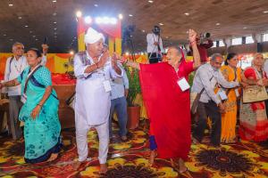 Performed Vibrant Raas Garba dance in devotion of Goddess Durga