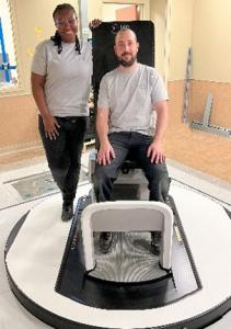 The Leo Cancer Care team at McLaren Proton Therapy Center after installing the technology
