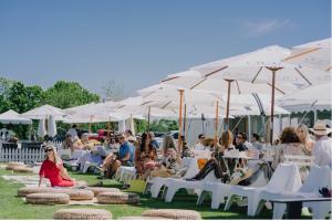 Polo Spectators in The Players’ Lounge (Photo Credit: Greenwich Polo Club)