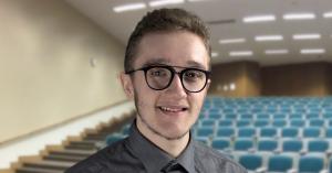Portrait of Marius Heinrich, a computer scientist who advocates the ethical use of AI.