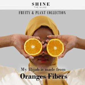 SHINE THE HIJAB Oranges Fabric Hijabs