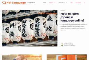 Hot Language Website