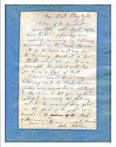 MORMON CO-FOUNDER JOHN WHITMER “LOST” 6 MAY 1877 BIBLE TESTIMONY FOR SALE ON EBAY FOR ONE MILLION DOLLARS
