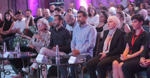 Judges giving feedback to startups during Jusoor's Startup Roadshow 4 Beirut Demo Day