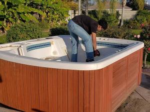 Hot tub removal