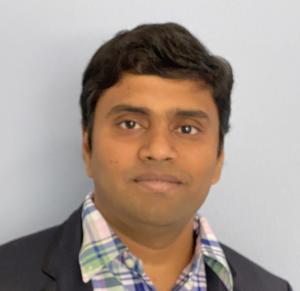 Man of Indian descent, Karthic Kanmani, headshot