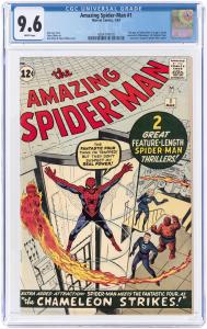 Amazing Spider-Man #1, CGC-graded 9.6 NM+, could rock the house at Hake’s July 25-26 pop culture auction