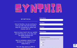 Synthia AI logo and whitelist