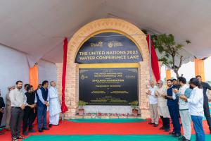 The Inauguration Ceremony of United Nations 2023 Water Conference Lake