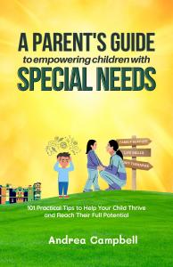Book cover showing parent and two children on a the top of a hill.  One child is having a meltdown.