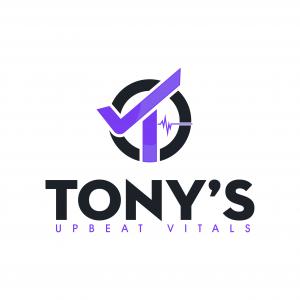 Tony's Upbeat Vitals- Logo