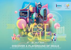 Singapore’s largest outlet and premiere lifestyle malls announce the return of ‘West the Sale’, with unbeatable offers
