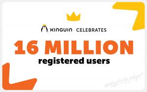 Kinguin 16 million registered users milestone