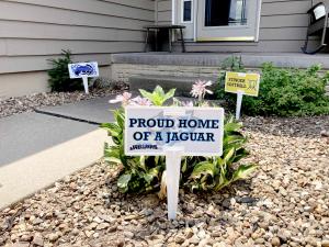 See Innovations Inc examples of school fundraising sign, signage for local support, raise money