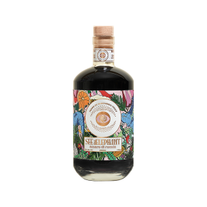 See the Elephant Amaro di Rucola. Made in Italy. Beautiful Artwork & Beautiful Amaro.