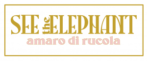 See the Elephant Amaro di Rucola. Made in Italy. Beautiful Artwork & Beautiful Amaro.