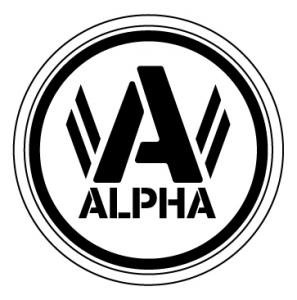 Alpha Win company logo, of the letter "A"