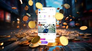 Screenshot showcasing Uhive screen and tokens, illustrating the earning concept on Uhive.
